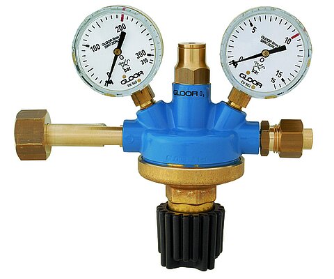 Centrale drukregelaar 200 bar voor kleine gasinstallaties