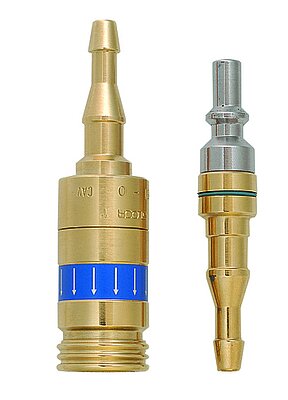 Quick couplings, hoses, branch pieces