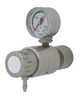 Drukreduceerventiel Flowcontrol Inlaatdruk 300 bar met geïntegreerde debietkeuzeschakelaar
